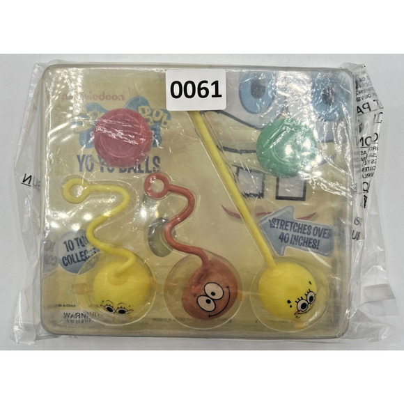 Vintage Vending Display Board Spongebob Yo Yo Balls 0061 - Picture 2 of 2